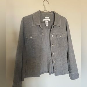 Jones New York Jacket, Gray, Size 12